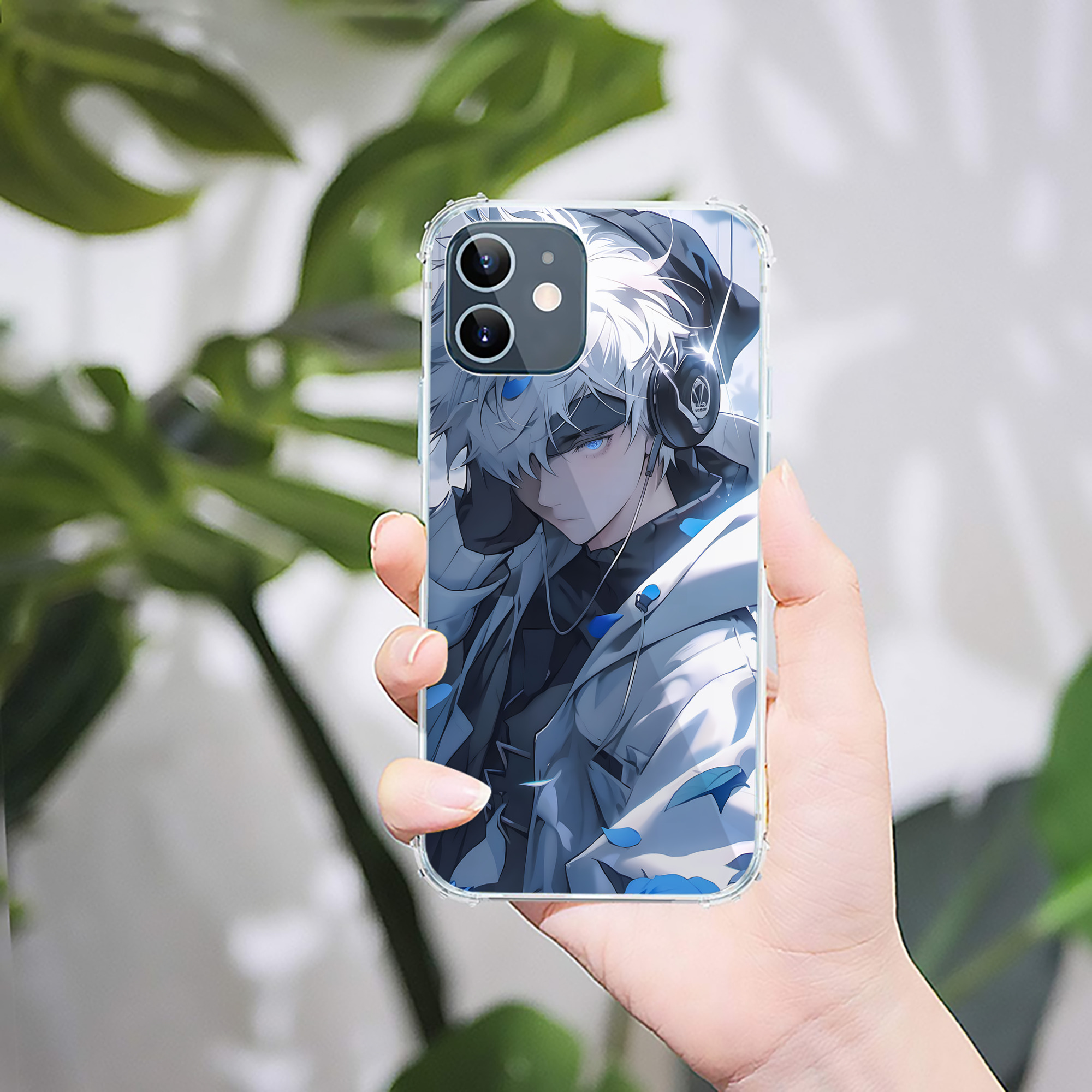 （画像用） 呪術廻戦 Jujutsu Kaisen 【iPhone 12シリーズ対応】透明スマホケース（クリアソフトケース）